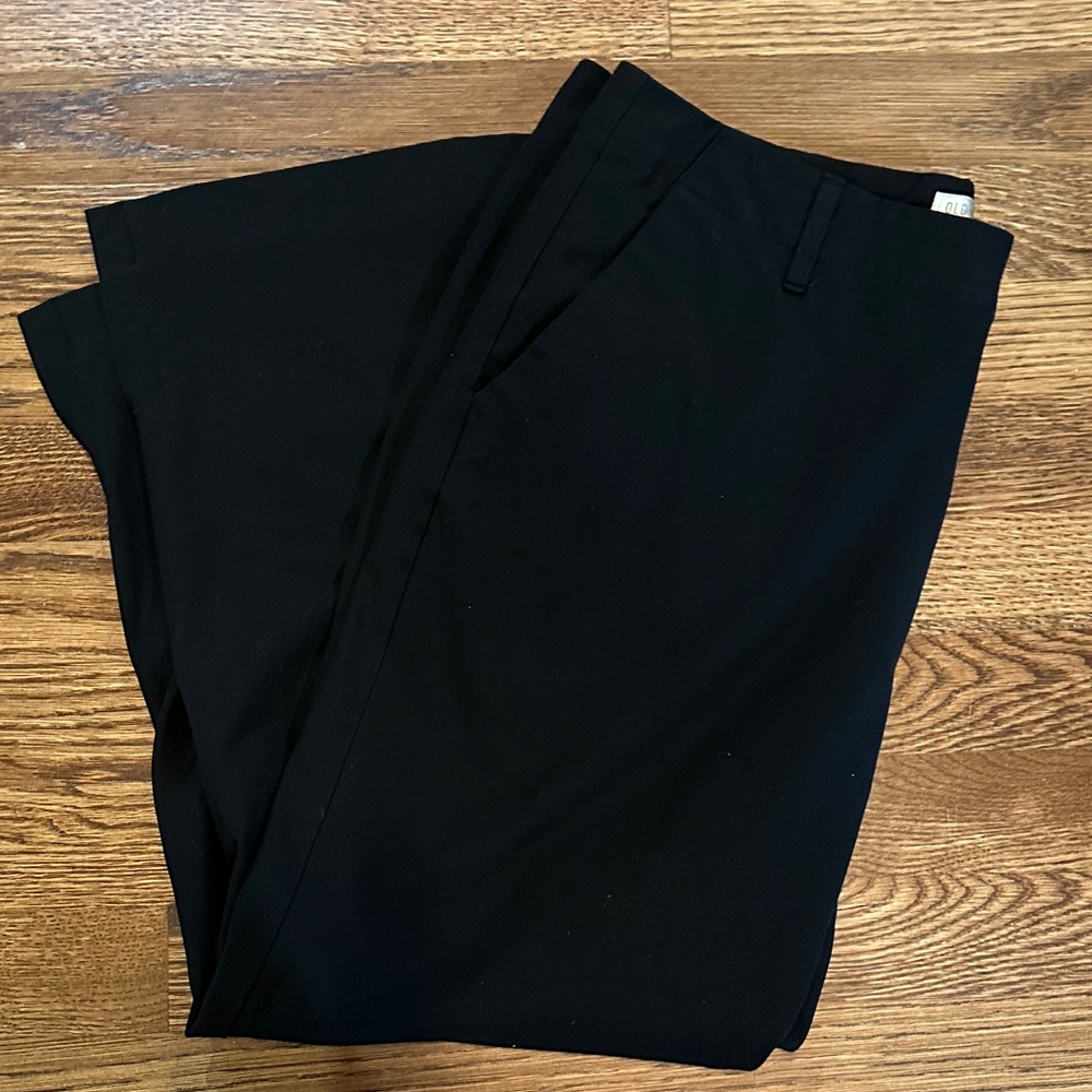 Old Navy Black Stretch Just-Below-Waist Cropped Pants
